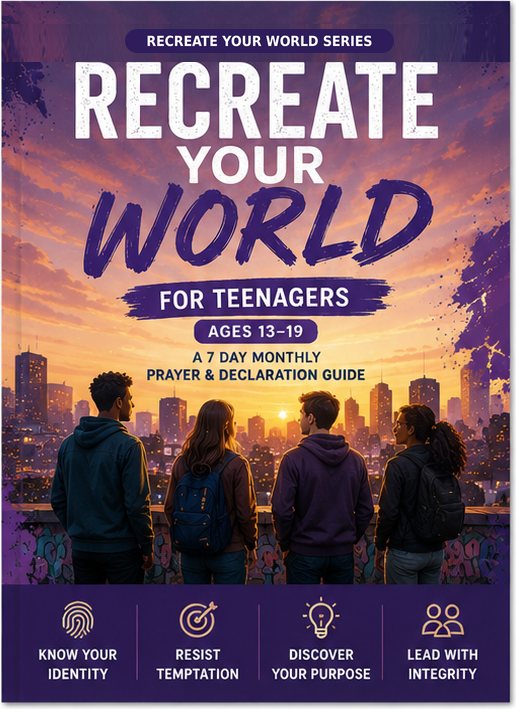 Recreate Your World for Teenagers cover, ages 13 to 19