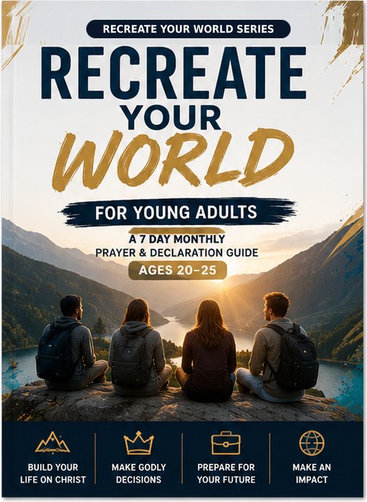 Recreate Your World for Young Adults cover, ages 20 to 25